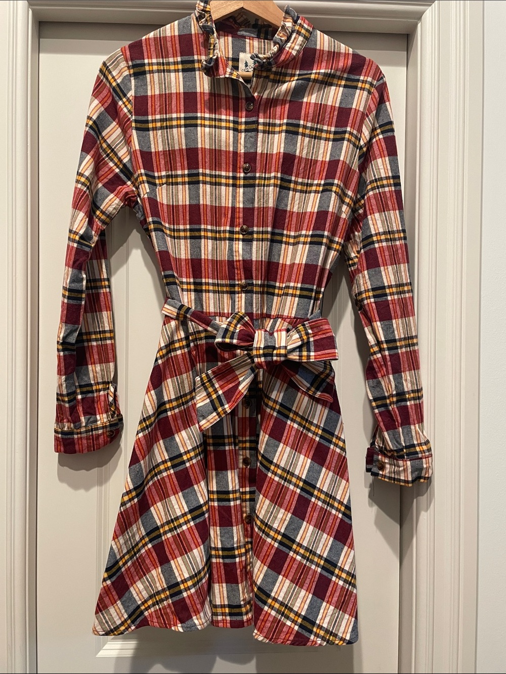 Kiel James Patrick  Plaid Flannel Dress